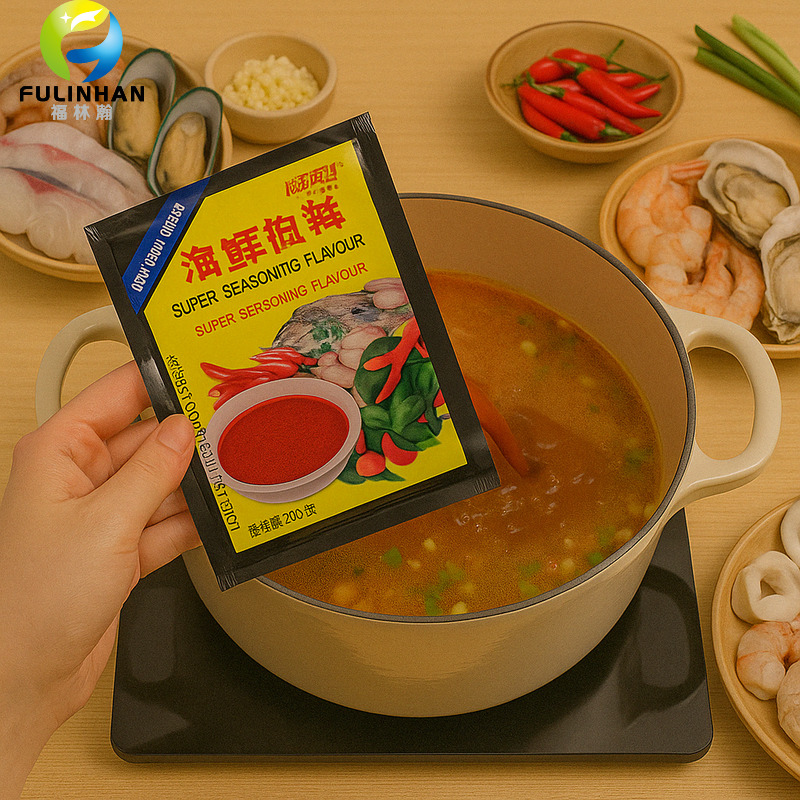 Plastic food packaging pouch